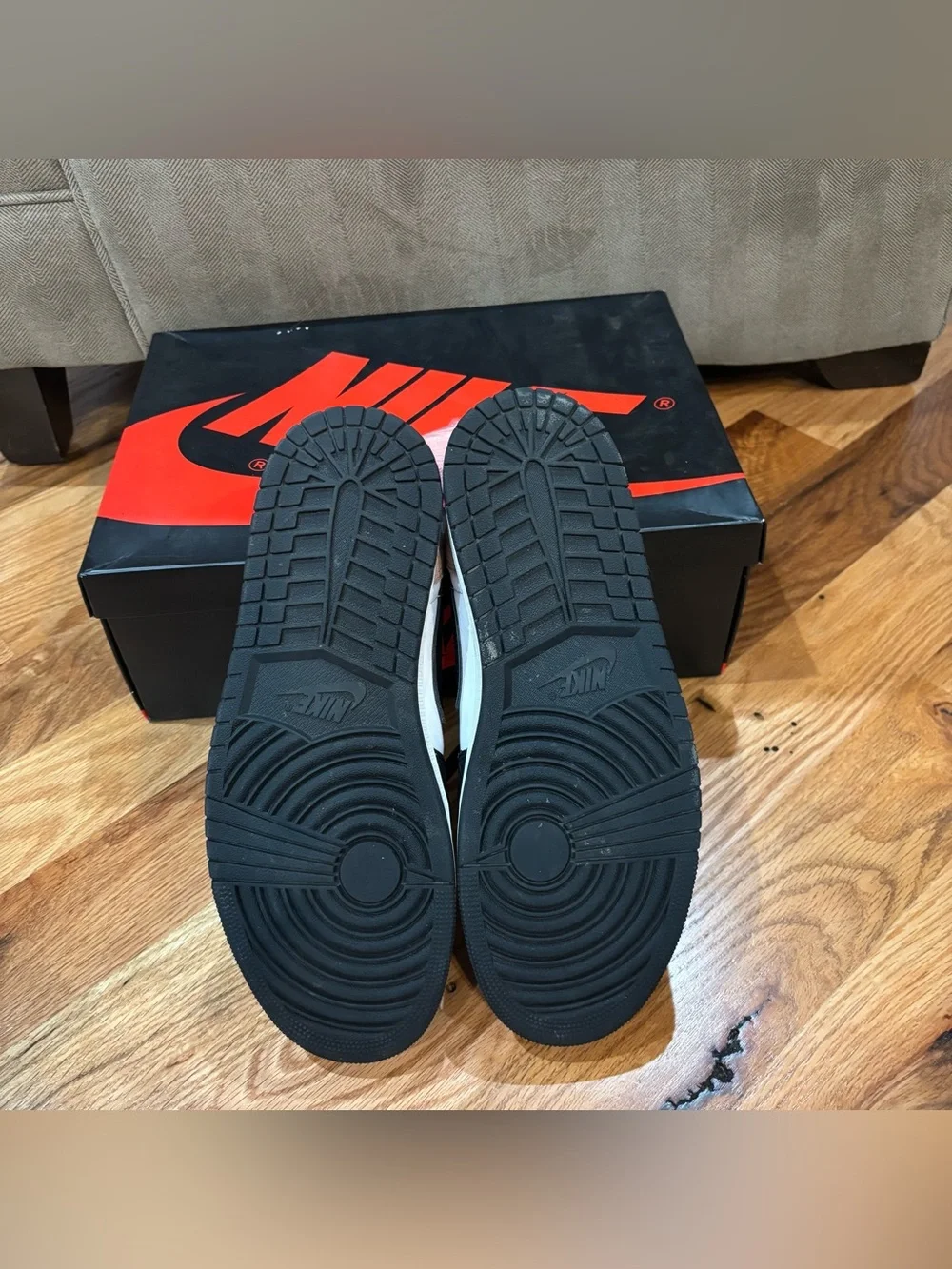 Size 10 - Jordan 1 Low OG Bleached Coral CZ0790 061 Black White With Box